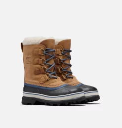 Sortie ❤️ Sorel Bottes de neige emblématiques Botte de Neige Laine Caribou™ Femme 👏 24 Botte de Neige Laine Caribou™ Femme Botte de Neige Laine Caribou™ Femme, Elk, Dark Mountain, 3/4 front