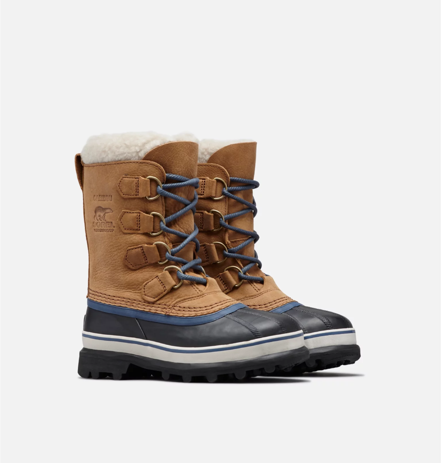 Sortie ❤️ Sorel Bottes de neige emblématiques Botte de Neige Laine Caribou™ Femme 👏 11 Botte de Neige Laine Caribou™ Femme Botte de Neige Laine Caribou™ Femme, Elk, Dark Mountain, 3/4 front