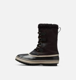 Meilleure vente 😀 Sorel Boots De Neige Botte Imperméable en Nylon 1964 PAC™ Homme ⭐ 77 Botte Imperméable en Nylon 1964 PAC™ Homme Botte Imperméable en Nylon 1964 PAC™ Homme, Black, Ancient Fossil, medial