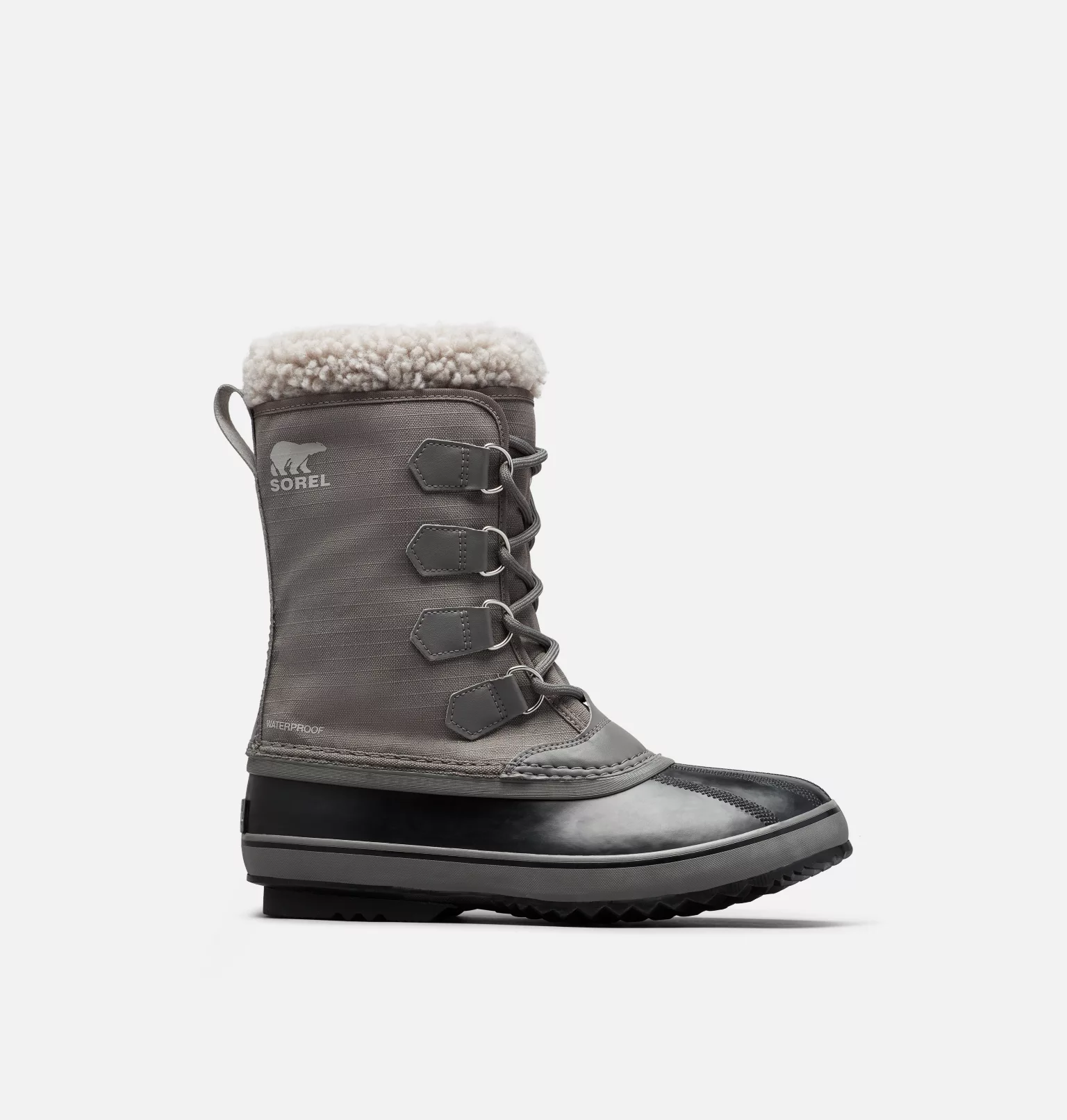 Meilleure vente 😀 Sorel Boots De Neige Botte Imperméable en Nylon 1964 PAC™ Homme ⭐ 17 Botte Imperméable en Nylon 1964 PAC™ Homme Botte Imperméable en Nylon 1964 PAC™ Homme, Quarry, Dove, front