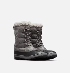 Meilleure vente 😀 Sorel Boots De Neige Botte Imperméable en Nylon 1964 PAC™ Homme ⭐ 63 Botte Imperméable en Nylon 1964 PAC™ Homme Botte Imperméable en Nylon 1964 PAC™ Homme, Quarry, Dove, 3/4 front
