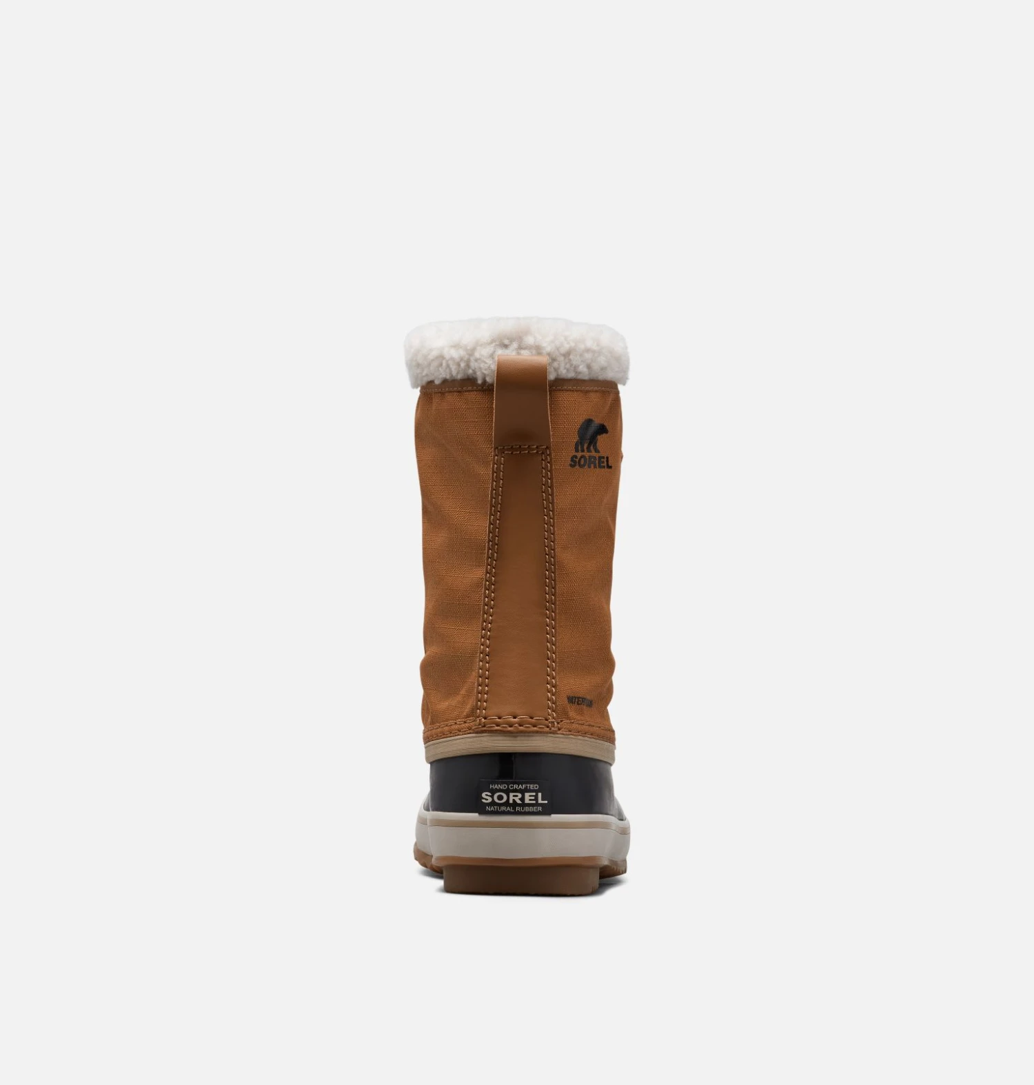 Meilleure vente 😀 Sorel Boots De Neige Botte Imperméable en Nylon 1964 PAC™ Homme ⭐ 25 Botte Imperméable en Nylon 1964 PAC™ Homme Botte Imperméable en Nylon 1964 PAC™ Homme, Camel Brown, Black, back