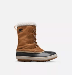 Meilleure vente 😀 Sorel Boots De Neige Botte Imperméable en Nylon 1964 PAC™ Homme ⭐ 68 Botte Imperméable en Nylon 1964 PAC™ Homme Botte Imperméable en Nylon 1964 PAC™ Homme, Camel Brown, Black, front