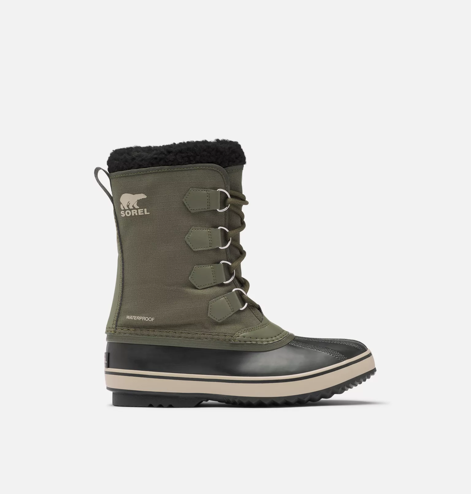 Meilleure vente 😀 Sorel Boots De Neige Botte Imperméable en Nylon 1964 PAC™ Homme ⭐ 41 Botte Imperméable en Nylon 1964 PAC™ Homme Botte Imperméable en Nylon 1964 PAC™ Homme, Alpine Tundra, front