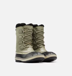 Meilleure vente 😀 Sorel Boots De Neige Botte Imperméable en Nylon 1964 PAC™ Homme ⭐ 50 Botte Imperméable en Nylon 1964 PAC™ Homme Botte Imperméable en Nylon 1964 PAC™ Homme, Sage, Dark Moss, 3/4 front