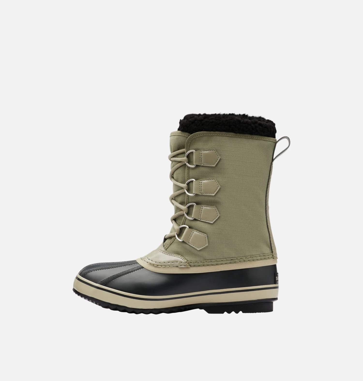 Meilleure vente 😀 Sorel Boots De Neige Botte Imperméable en Nylon 1964 PAC™ Homme ⭐ 7 Botte Imperméable en Nylon 1964 PAC™ Homme Botte Imperméable en Nylon 1964 PAC™ Homme, Sage, Dark Moss, medial
