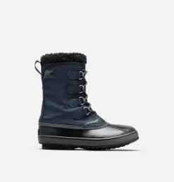 Meilleure vente 😀 Sorel Boots De Neige Botte Imperméable en Nylon 1964 PAC™ Homme ⭐ 80 Botte Imperméable en Nylon 1964 PAC™ Homme Botte Imperméable en Nylon 1964 PAC™ Homme, Collegiate Navy, Black, front