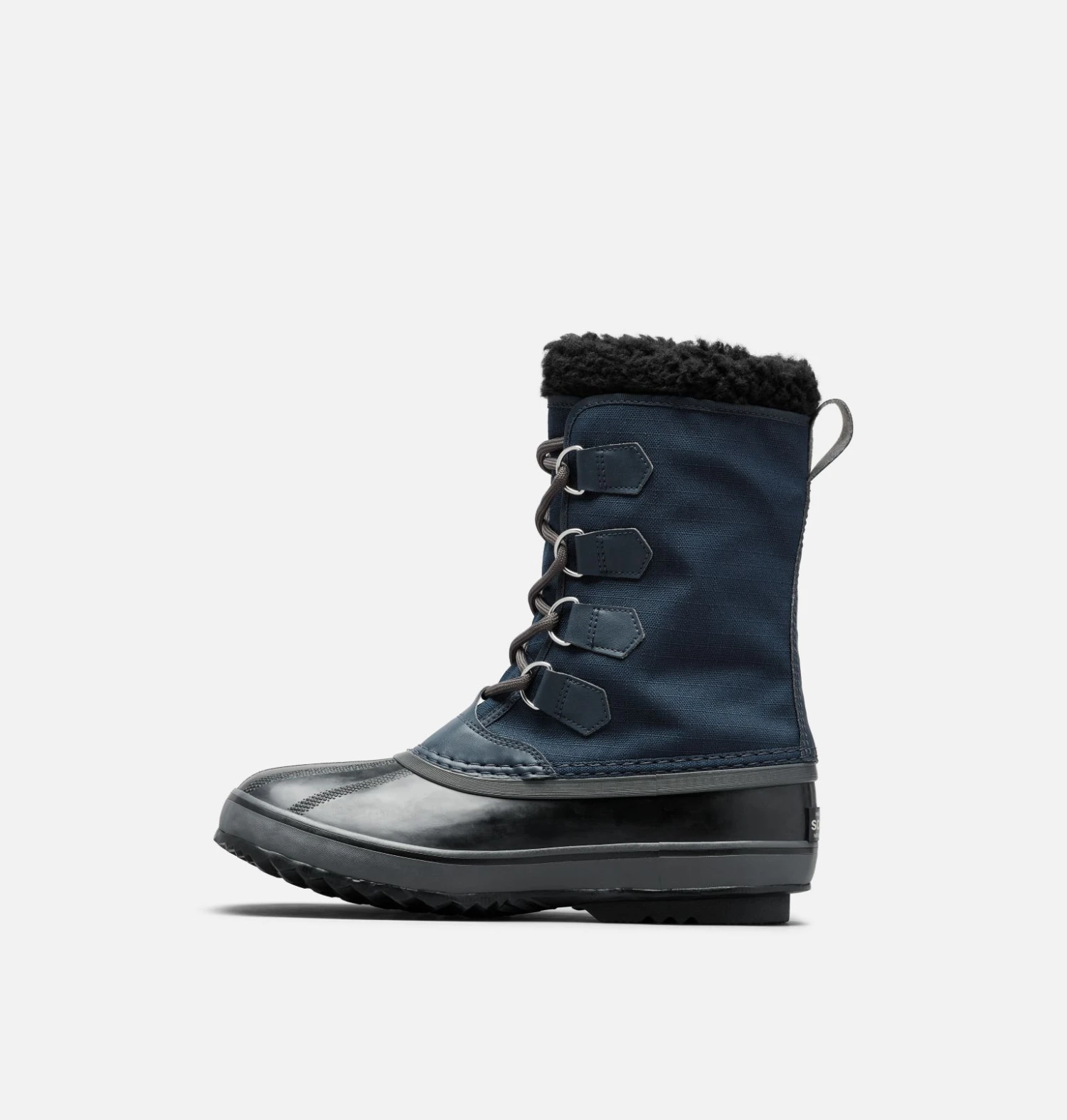 Meilleure vente 😀 Sorel Boots De Neige Botte Imperméable en Nylon 1964 PAC™ Homme ⭐ 38 Botte Imperméable en Nylon 1964 PAC™ Homme Botte Imperméable en Nylon 1964 PAC™ Homme, Collegiate Navy, Black, medial