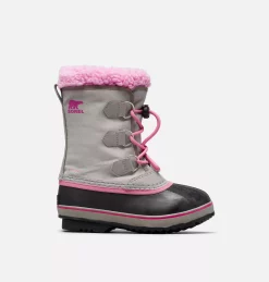 Botte de Neige en Nylon Yoot Pac™ Junior Botte de Neige en Nylon Yoot Pac™ Junior, Chrome Grey, Orchid, front