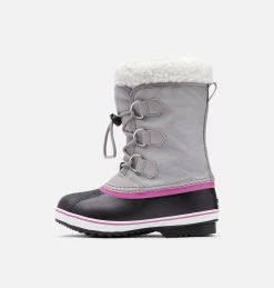 Botte de Neige en Nylon Yoot Pac™ Junior Botte de Neige en Nylon Yoot Pac™ Junior, Chrome Grey, Black, medial