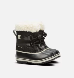 Grosses soldes 🔥 Sorel Bottes De Neige Botte de Neige Nylon Yoot Pac™ Enfant ⭐ 105 Botte de Neige Nylon Yoot Pac™ Enfant Botte de Neige Nylon Yoot Pac™ Enfant, Black, 3/4 front