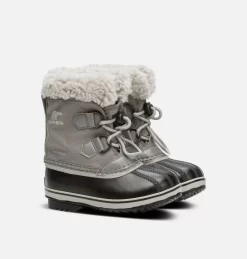 Grosses soldes 🔥 Sorel Bottes De Neige Botte de Neige Nylon Yoot Pac™ Enfant ⭐ 87 Botte de Neige Nylon Yoot Pac™ Enfant Botte de Neige Nylon Yoot Pac™ Enfant, Quarry, Dove, 3/4 front