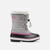 Botte de Neige Nylon Yoot Pac™ Enfant Botte de Neige Nylon Yoot Pac™ Enfant, Chrome Grey, Black, front