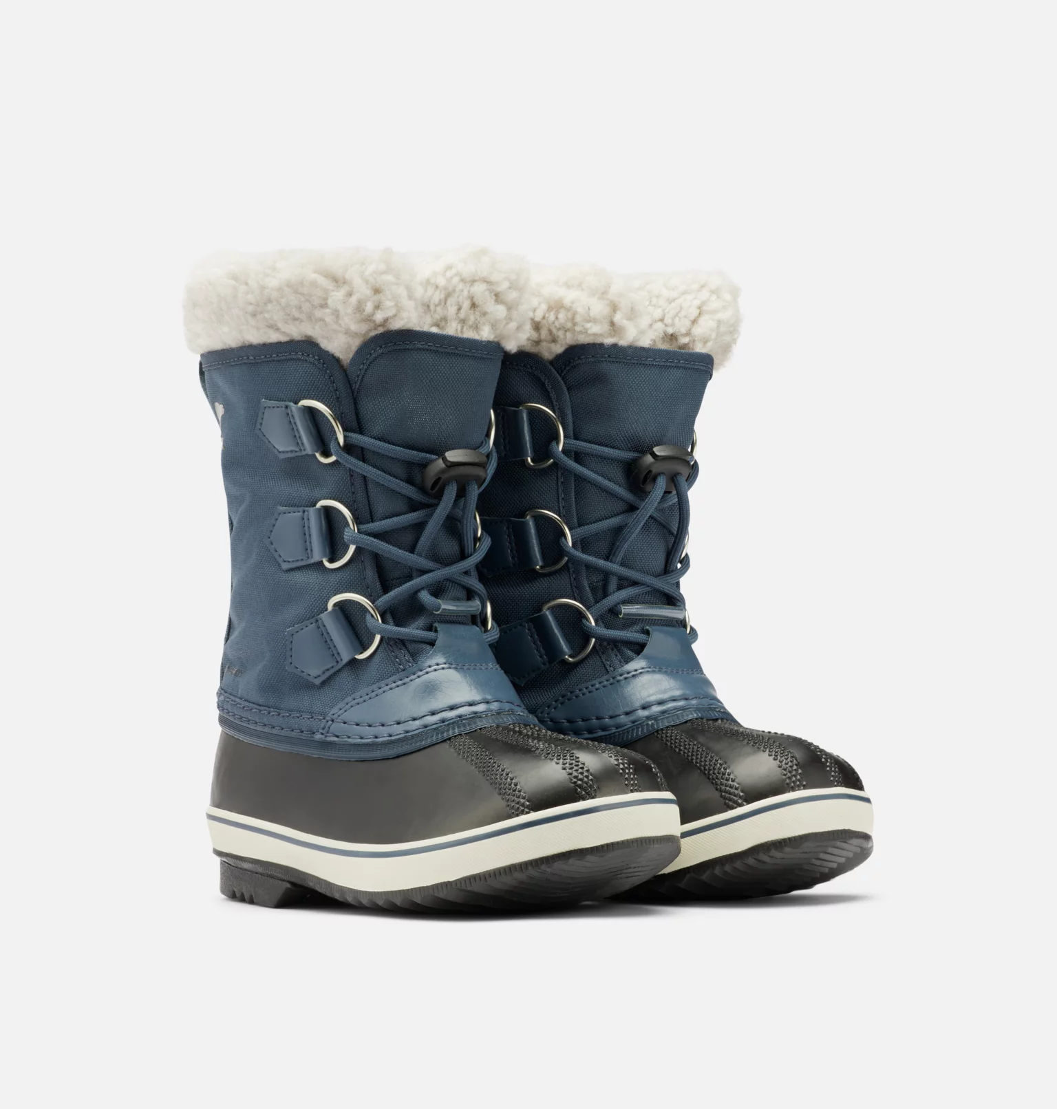 Grosses soldes 🔥 Sorel Bottes De Neige Botte de Neige Nylon Yoot Pac™ Enfant ⭐ 10 Botte de Neige Nylon Yoot Pac™ Enfant Botte de Neige Nylon Yoot Pac™ Enfant, Uniform Blue, Black, 3/4 front