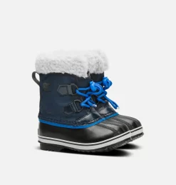 Grosses soldes 🔥 Sorel Bottes De Neige Botte de Neige Nylon Yoot Pac™ Enfant ⭐ 75 Botte de Neige Nylon Yoot Pac™ Enfant Botte de Neige Nylon Yoot Pac™ Enfant, Collegiate Navy, Super Blue, 3/4 front