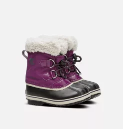 Grosses soldes 🔥 Sorel Bottes De Neige Botte de Neige Nylon Yoot Pac™ Enfant ⭐ 81 Botte de Neige Nylon Yoot Pac™ Enfant Botte de Neige Nylon Yoot Pac™ Enfant, Wild Iris, Dark Plum, 3/4 front