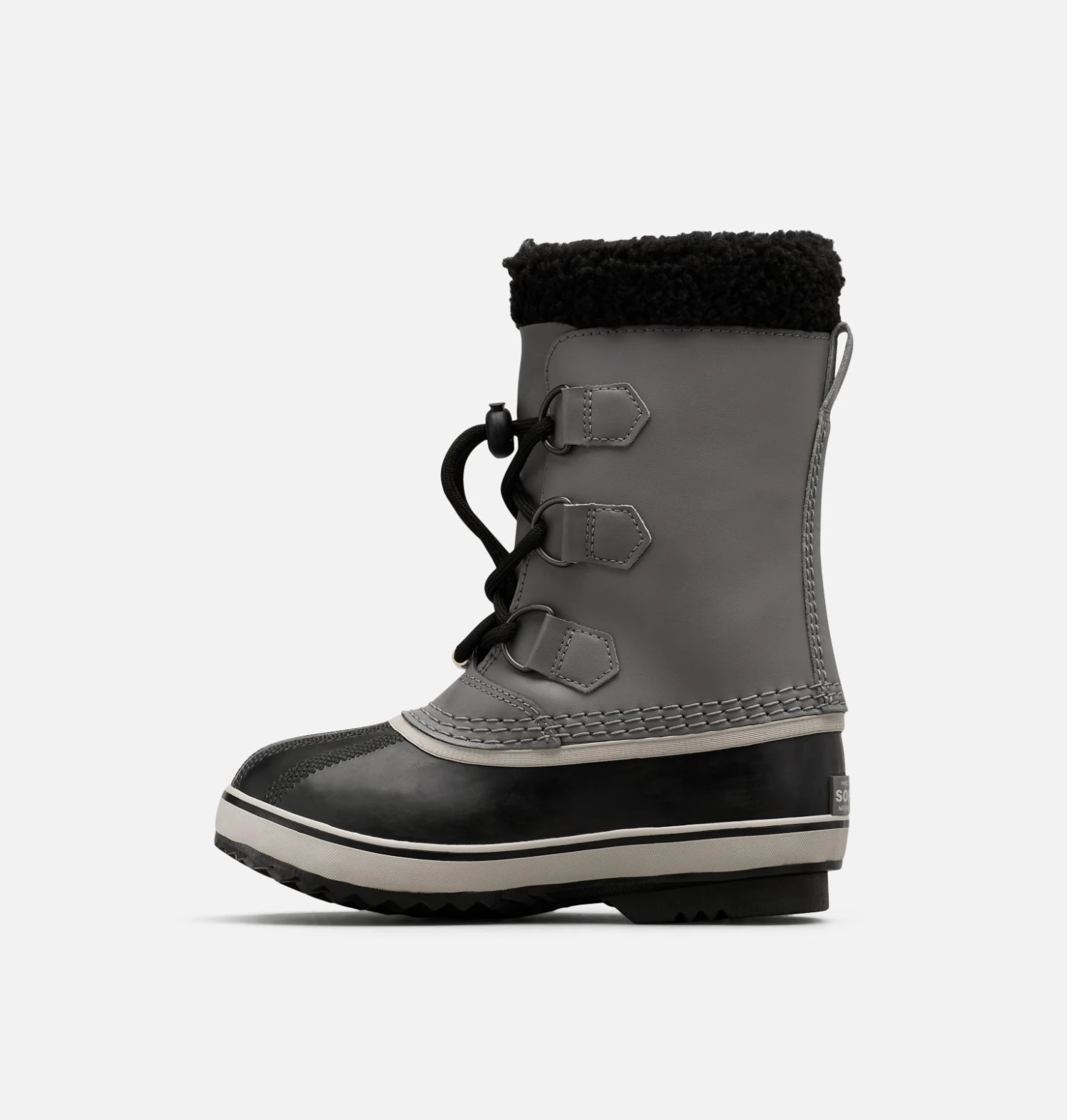 De gros đ Sorel Bottes De Neige Botte de Neige Yoot Pac⢠Thermoplus Junior đ 18 Botte de Neige Yoot Pac⢠Thermoplus Junior Botte de Neige Yoot Pac⢠Thermoplus Junior, Quarry, Black, medial