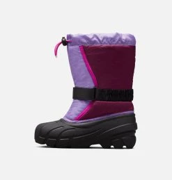Botte de Neige Flurry™ Junior Botte de Neige Flurry™ Junior, Purple Dahlia, Paisley Purple, medial