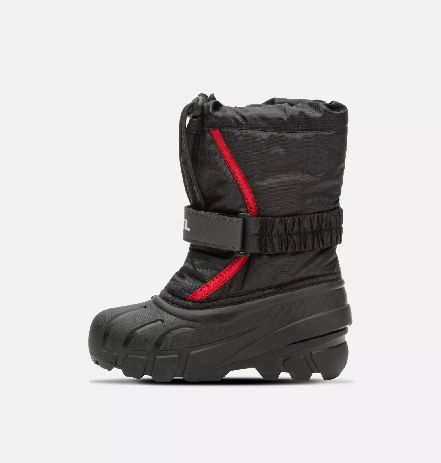 Remise 🤩 Sorel Bottes De Neige Botte de Neige Flurry™ Enfant 🎁 12 Botte de Neige Flurry™ Enfant Botte de Neige Flurry™ Enfant, Black, Bright Red, medial