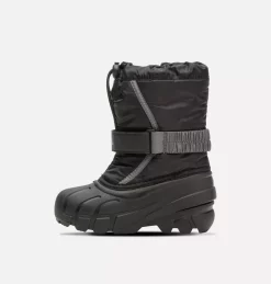 Remise 🤩 Sorel Bottes De Neige Botte de Neige Flurry™ Enfant 🎁 71 Botte de Neige Flurry™ Enfant Botte de Neige Flurry™ Enfant, Black, City Grey, medial