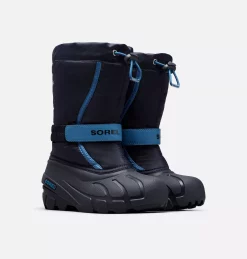 Remise 🤩 Sorel Bottes De Neige Botte de Neige Flurry™ Enfant 🎁 75 Botte de Neige Flurry™ Enfant Botte de Neige Flurry™ Enfant, Collegiate Navy, Atmosphere, 3/4 front