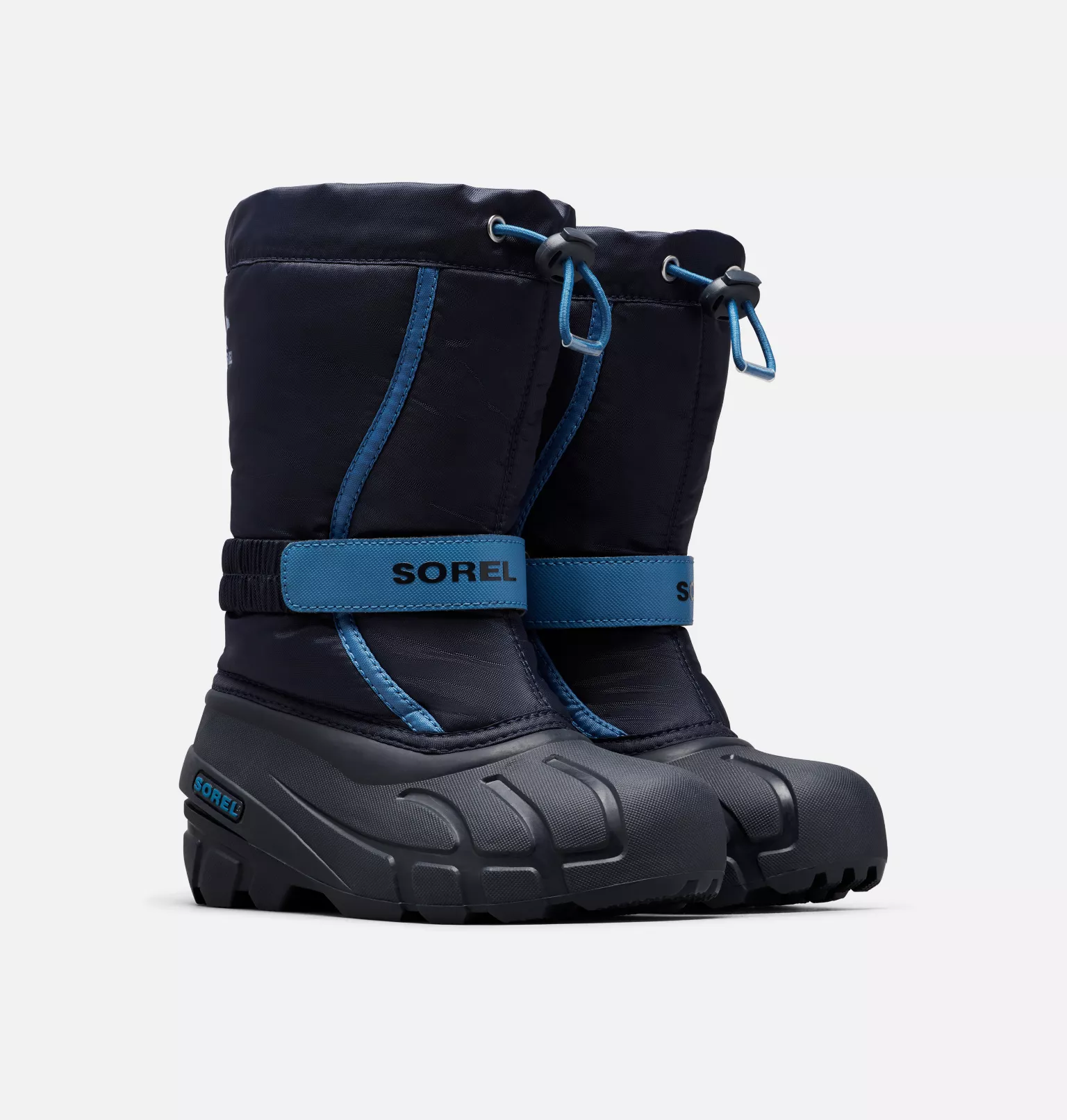 Remise 🤩 Sorel Bottes De Neige Botte de Neige Flurry™ Enfant 🎁 22 Botte de Neige Flurry™ Enfant Botte de Neige Flurry™ Enfant, Collegiate Navy, Atmosphere, 3/4 front