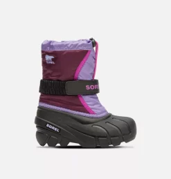 Remise 🤩 Sorel Bottes De Neige Botte de Neige Flurry™ Enfant 🎁 80 Botte de Neige Flurry™ Enfant Botte de Neige Flurry™ Enfant, Purple Dahlia, Paisley Purple, front