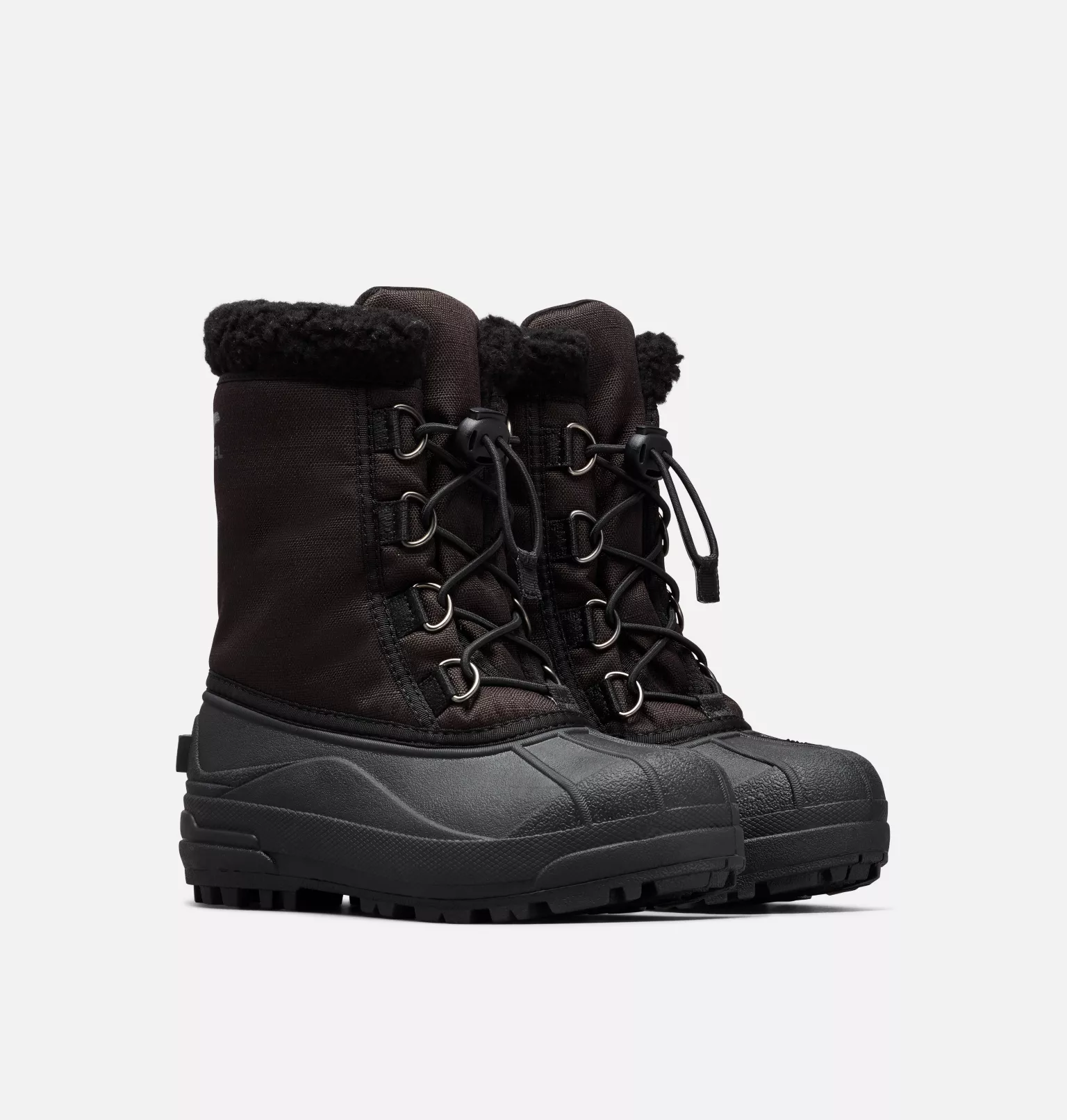 Vente flash đ Sorel Bottes De Neige Botte de Neige Cumberland⢠Junior â¤ď¸ 4 Botte de Neige Cumberland⢠Junior Botte de Neige Cumberland⢠Junior, Black, 3/4 front