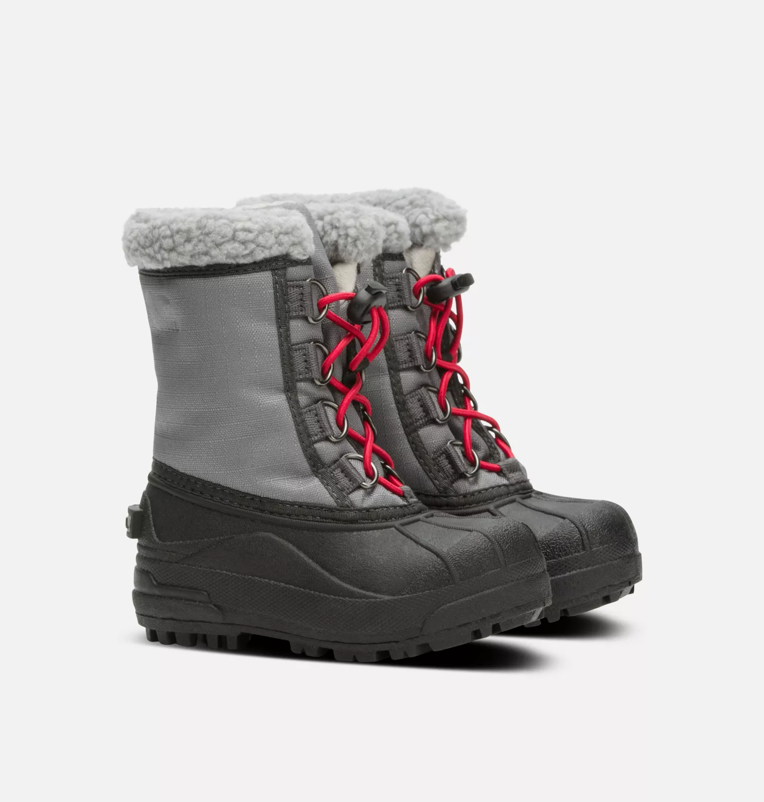 Tout neuf đ Sorel Bottes De Neige Botte de Neige Cumberland⢠Enfant âď¸ 10 Botte de Neige Cumberland⢠Enfant Botte de Neige Cumberland⢠Enfant, City Grey, Coal, 3/4 front