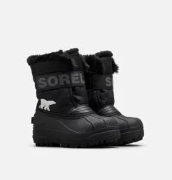 Botte de Neige Snow Commander™ Enfant Botte de Neige Snow Commander™ Enfant, Black, Charcoal, 3/4 front