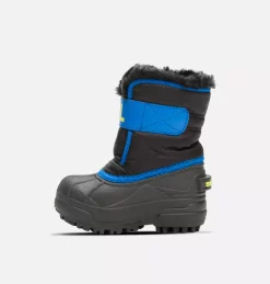 Meilleur prix ✨ Sorel Bottes De Neige Botte de Neige Snow Commander™ Jeune Enfant 👍 71 Botte de Neige Snow Commander™ Jeune Enfant Botte de Neige Snow Commander™ Jeune Enfant, Black, Super Blue, medial
