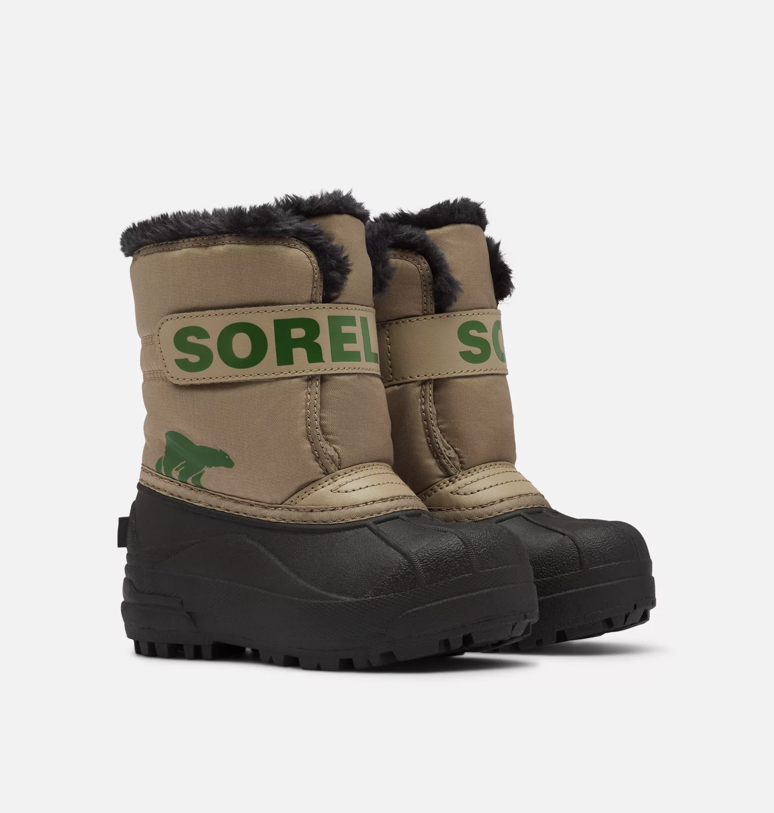 Meilleur prix ✨ Sorel Bottes De Neige Botte de Neige Snow Commander™ Jeune Enfant 👍 52 Botte de Neige Snow Commander™ Jeune Enfant Botte de Neige Snow Commander™ Jeune Enfant, Khaki II, 3/4 front