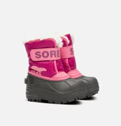 Meilleur prix ✨ Sorel Bottes De Neige Botte de Neige Snow Commander™ Jeune Enfant 👍 81 Botte de Neige Snow Commander™ Jeune Enfant Botte de Neige Snow Commander™ Jeune Enfant, Tropic Pink, Deep Blush, 3/4 front