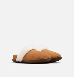 Chausson Nakiska™ Slide II Fille Chausson Nakiska™ Slide II Fille, Camel Brown, Natural, 3/4 front