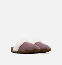 Chausson Nakiska™ Slide II Fille Chausson Nakiska™ Slide II Fille, Purple Sage, Natural, 3/4 front