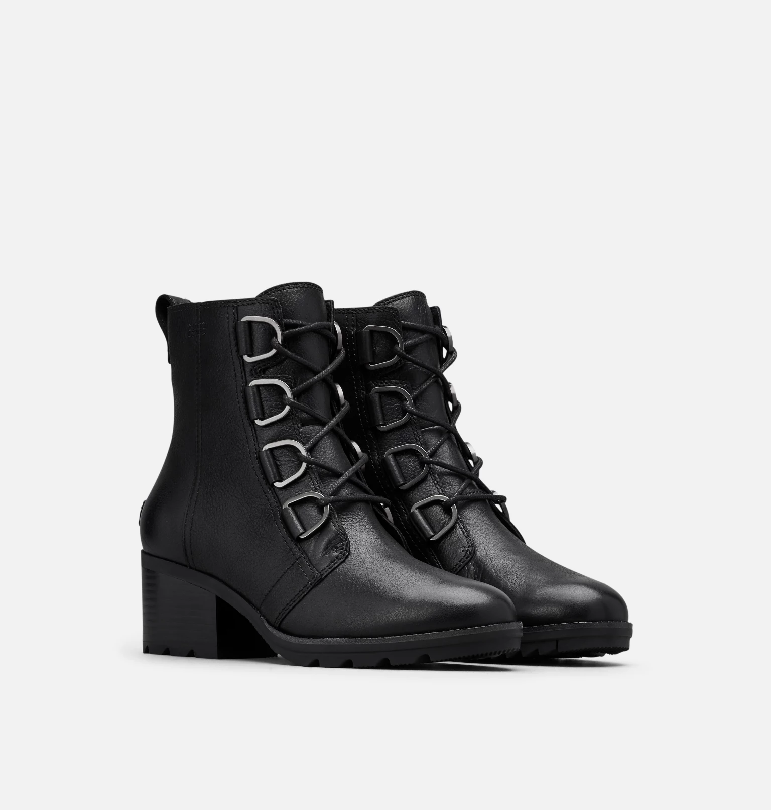 Budget 🔥 Sorel Bottines à Talons Bottine à lacets Cate™ femme 💯 29 Bottine à lacets Cate™ femme Bottine à lacets Cate™ femme, Black, 3/4 front