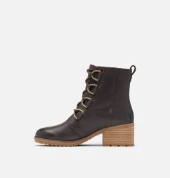 Budget 🔥 Sorel Bottines à Talons Bottine à lacets Cate™ femme 💯 94 Bottine à lacets Cate™ femme Bottine à lacets Cate™ femme, Blackened Brown, medial