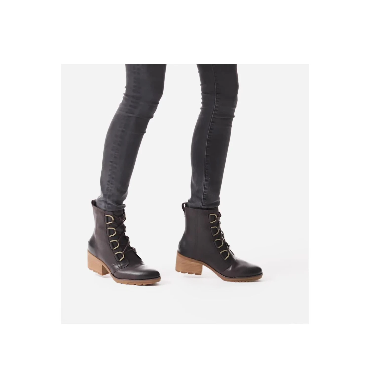 Budget 🔥 Sorel Bottines à Talons Bottine à lacets Cate™ femme 💯 36 Bottine à lacets Cate™ femme Bottine à lacets Cate™ femme, Blackened Brown, video