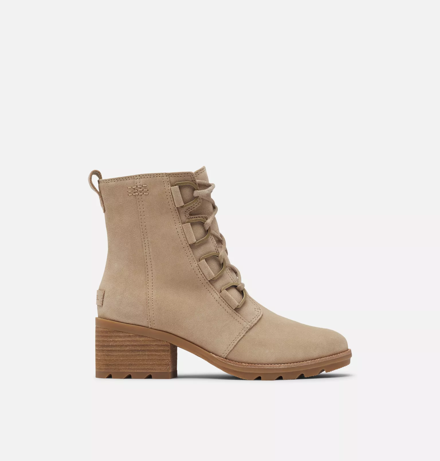 Budget 🔥 Sorel Bottines à Talons Bottine à lacets Cate™ femme 💯 51 Bottine à lacets Cate™ femme Bottine à lacets Cate™ femme, Sandy Tan, front