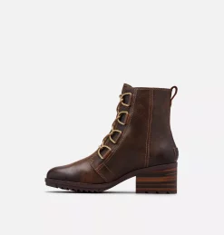 Budget 🔥 Sorel Bottines à Talons Bottine à lacets Cate™ femme 💯 78 Bottine à lacets Cate™ femme Bottine à lacets Cate™ femme, Burro, medial