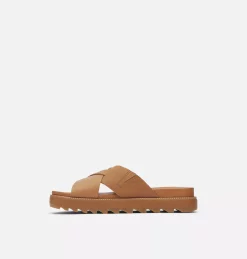 Meilleure vente đ Sorel Sandales plates Sandale Criss-Cross Roaming⢠Femme đ 40 Sandale Criss-Cross Roaming⢠Femme Sandale Criss-Cross Roaming⢠Femme, Camel Brown, medial