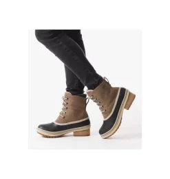 Botte d'Hiver Imperméable à Lacets Slimpack™ III Femme Botte d'Hiver Imperméable à Lacets Slimpack™ III Femme, Khaki II, video