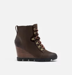 Sortie ❤️ Sorel Bottines Cuir Botte Joan Uptown™ Lace femme 😀 58 Botte Joan Uptown™ Lace femme Botte Joan Uptown™ Lace femme, Blackened Brown, front