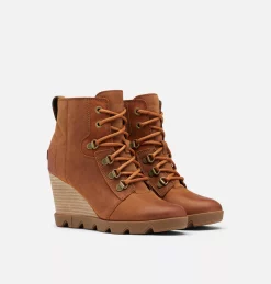 Sortie ❤️ Sorel Bottines Cuir Botte Joan Uptown™ Lace femme 😀 68 Botte Joan Uptown™ Lace femme Botte Joan Uptown™ Lace femme, Iced Tea, 3/4 front