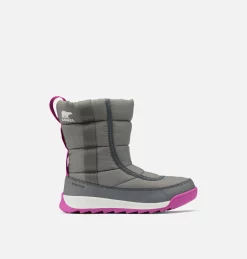 Sortie ⭐ Sorel Bottes De Neige Botte d'Hiver Whitney™ II Puffy Mid Enfant ⭐ 50 Botte d'Hiver Whitney™ II Puffy Mid Enfant Botte d'Hiver Whitney™ II Puffy Mid Enfant, Quarry, Grill, front