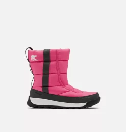 Sortie ⭐ Sorel Bottes De Neige Botte d'Hiver Whitney™ II Puffy Mid Enfant ⭐ 80 Botte d'Hiver Whitney™ II Puffy Mid Enfant Botte d'Hiver Whitney™ II Puffy Mid Enfant, Tropic Pink, front
