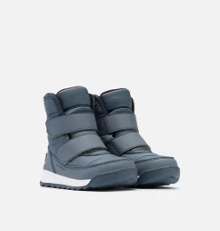 Botte d'Hiver Whitney™ II Strap Enfant Botte d'Hiver Whitney™ II Strap Enfant, Uniform Blue, Cherrybomb, 3/4 front