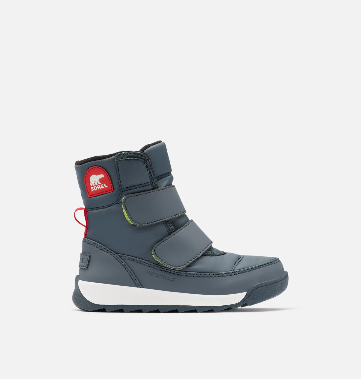 Sortie 🧨 Sorel Bottes De Neige Botte d'Hiver Whitney™ II Strap Jeune Enfant ❤️ 45 Botte d'Hiver Whitney™ II Strap Jeune Enfant Botte d'Hiver Whitney™ II Strap Jeune Enfant, Uniform Blue, Cherrybomb, front