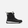 Vente flash ✨ Sorel Bottes De Pluie Botte d'Hiver Whitney™ II Short Lace Junior 😉 1 Botte d'Hiver Whitney™ II Short Lace Junior Botte d'Hiver Whitney™ II Short Lace Junior, Black, front
