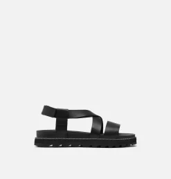 Womens Roaming™ Criss Cross Sandal Womens Roaming™ Criss Cross Sandal, Black, front